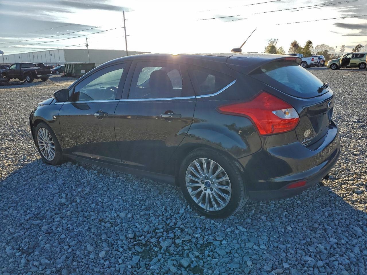 2012 Ford Focus S Black vin: 1FAHP3N24CL407824
