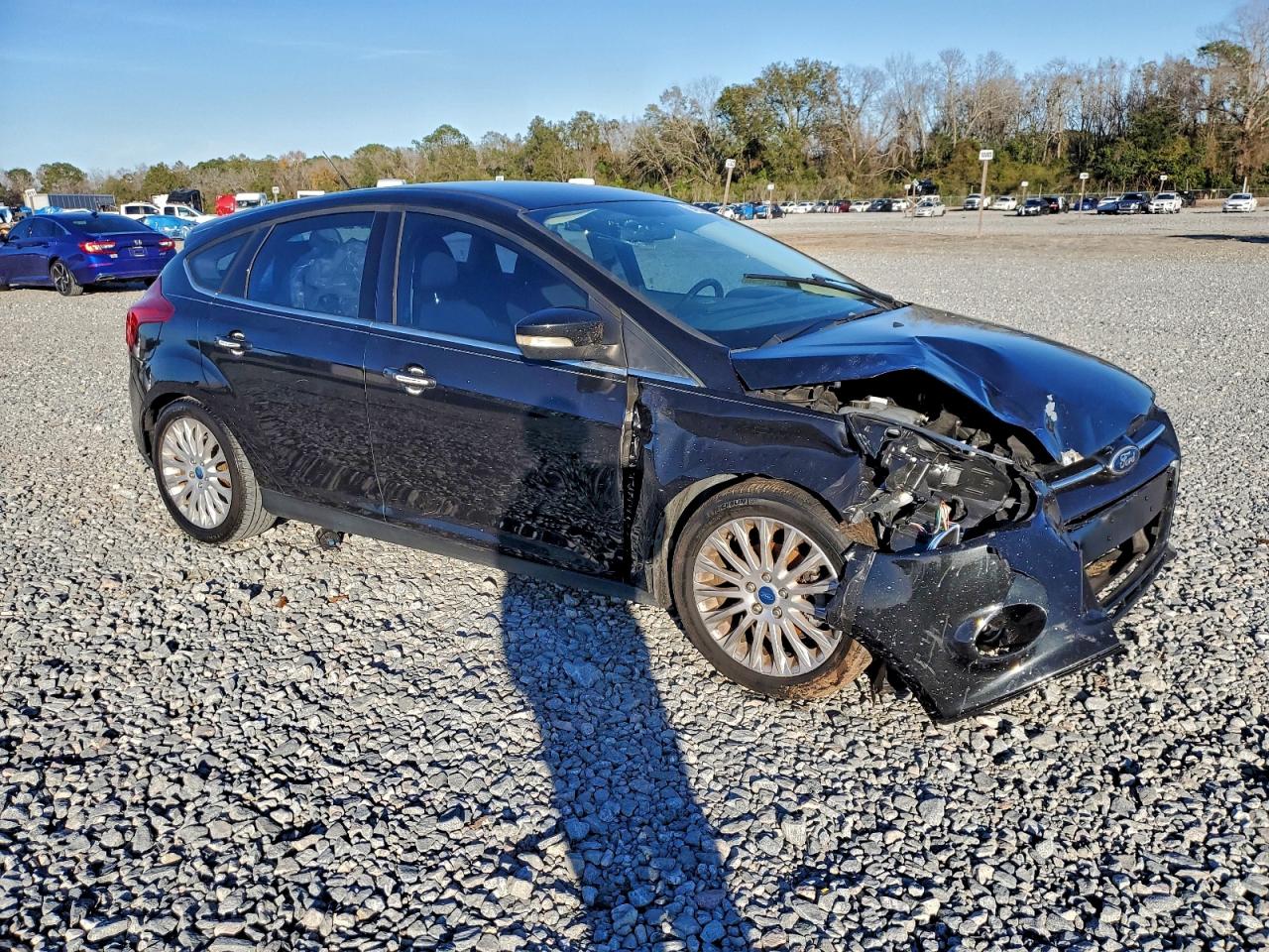 2012 Ford Focus S Black vin: 1FAHP3N24CL407824