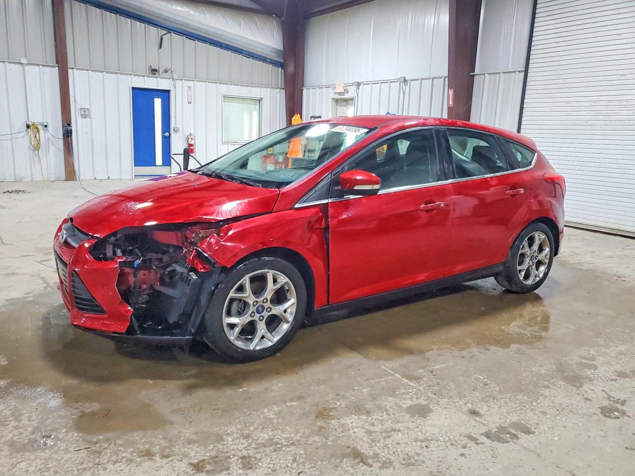 2012 Ford Focus Titanium Red vin: 1FAHP3N24CL453265