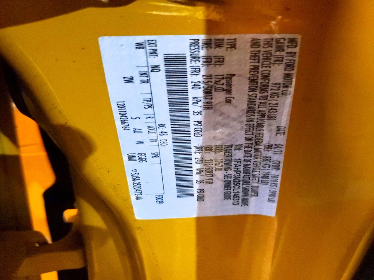 2012 Ford Focus Titanium Gold vin: 1FAHP3N25CL145313