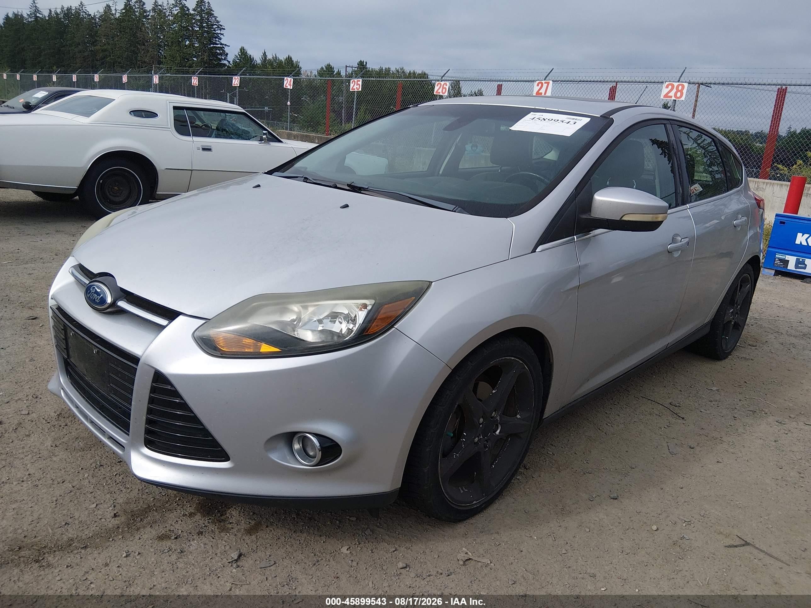 2012 Ford Focus Titanium Silver vin: 1FAHP3N25CL227588
