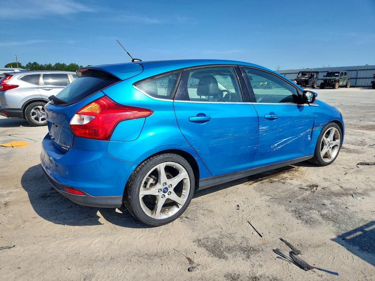 2012 Ford Focus Titanium Blue vin: 1FAHP3N25CL389964