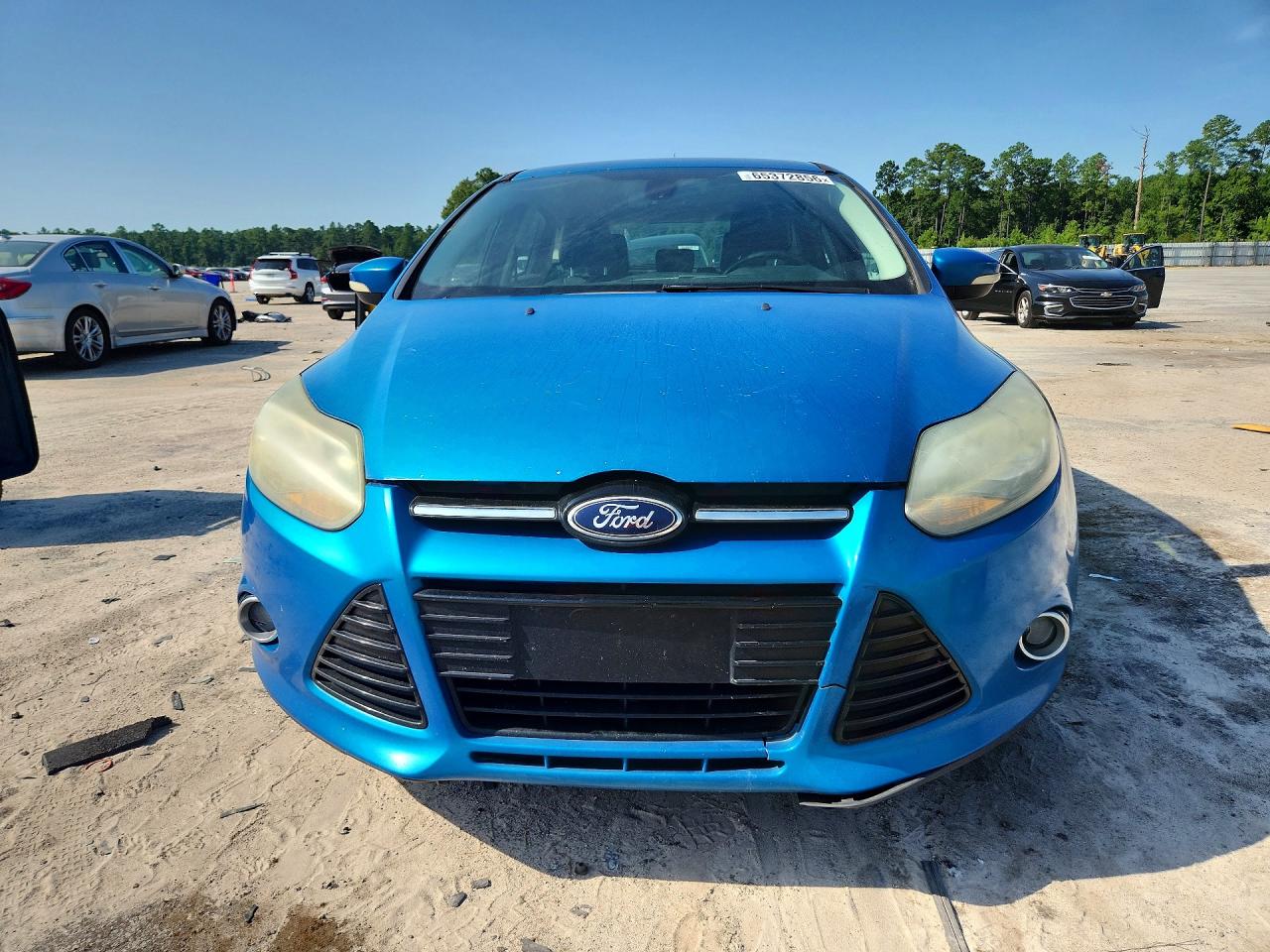 2012 Ford Focus Titanium Blue vin: 1FAHP3N25CL389964