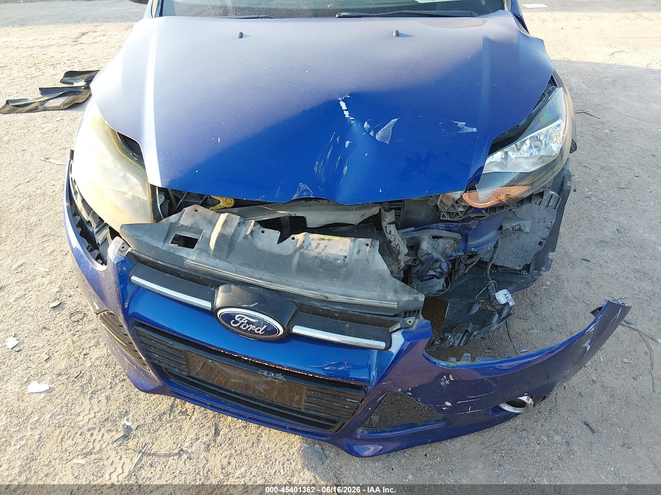 2012 Ford Focus Titanium Blue vin: 1FAHP3N25CL413583