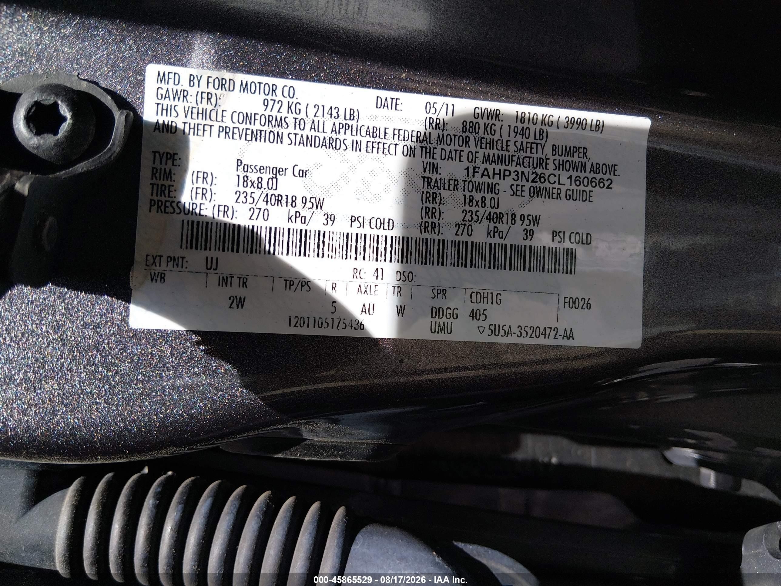 2012 Ford Focus Titanium Серый vin: 1FAHP3N26CL160662