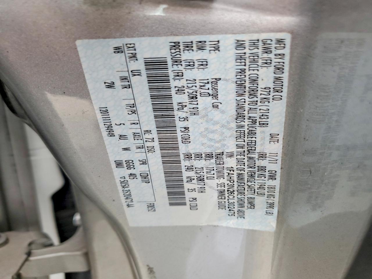 2012 Ford Focus Titanium Silver vin: 1FAHP3N26CL302475