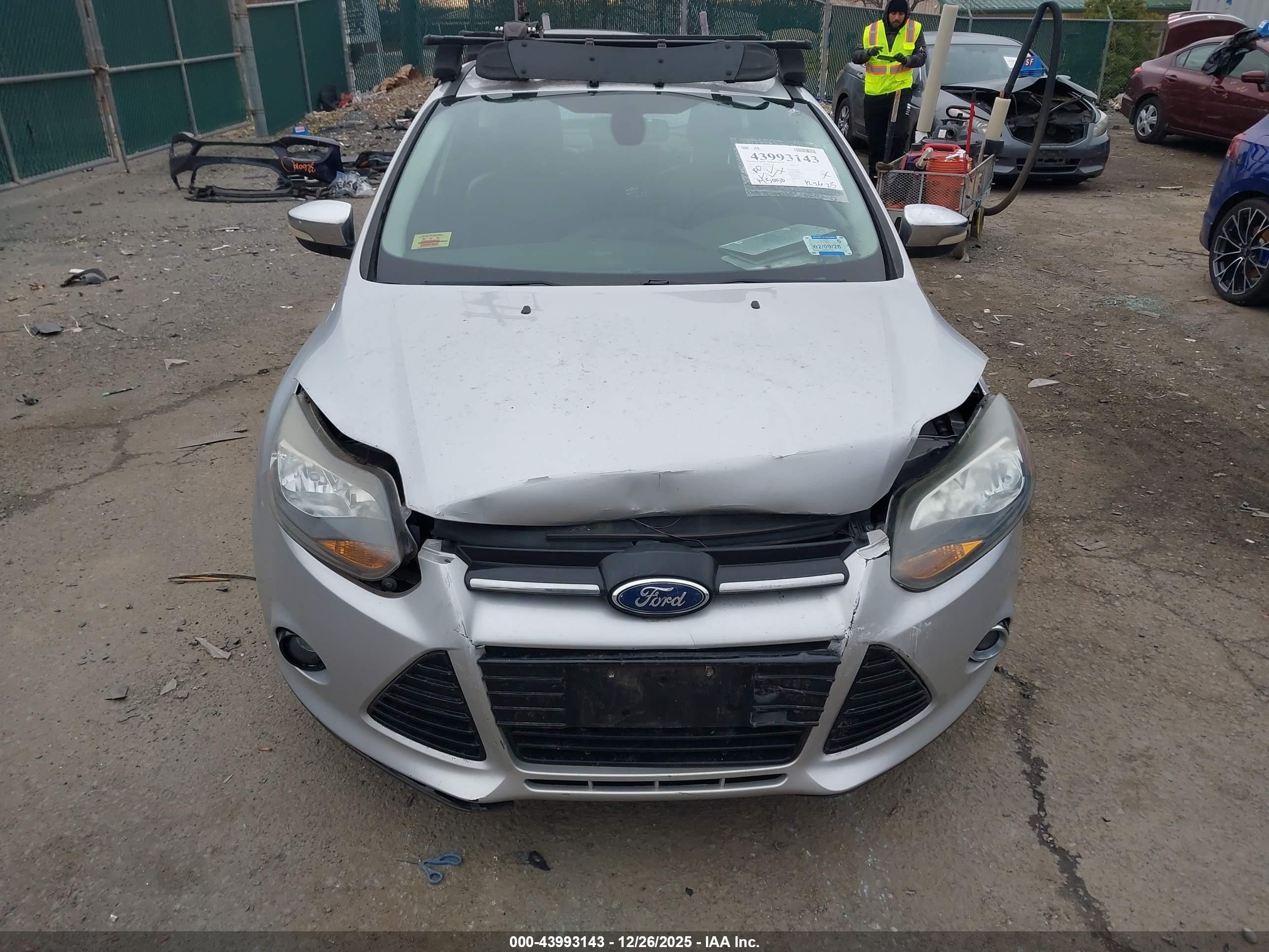 2012 Ford Focus Titanium Silver vin: 1FAHP3N26CL308955