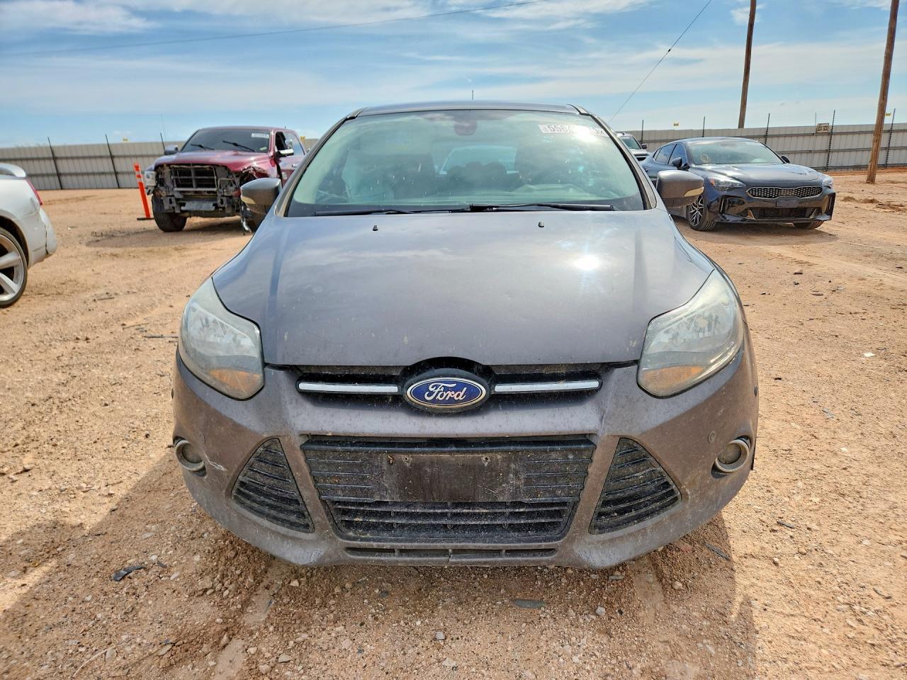 2012 Ford Focus Titanium Gray vin: 1FAHP3N27CL400172