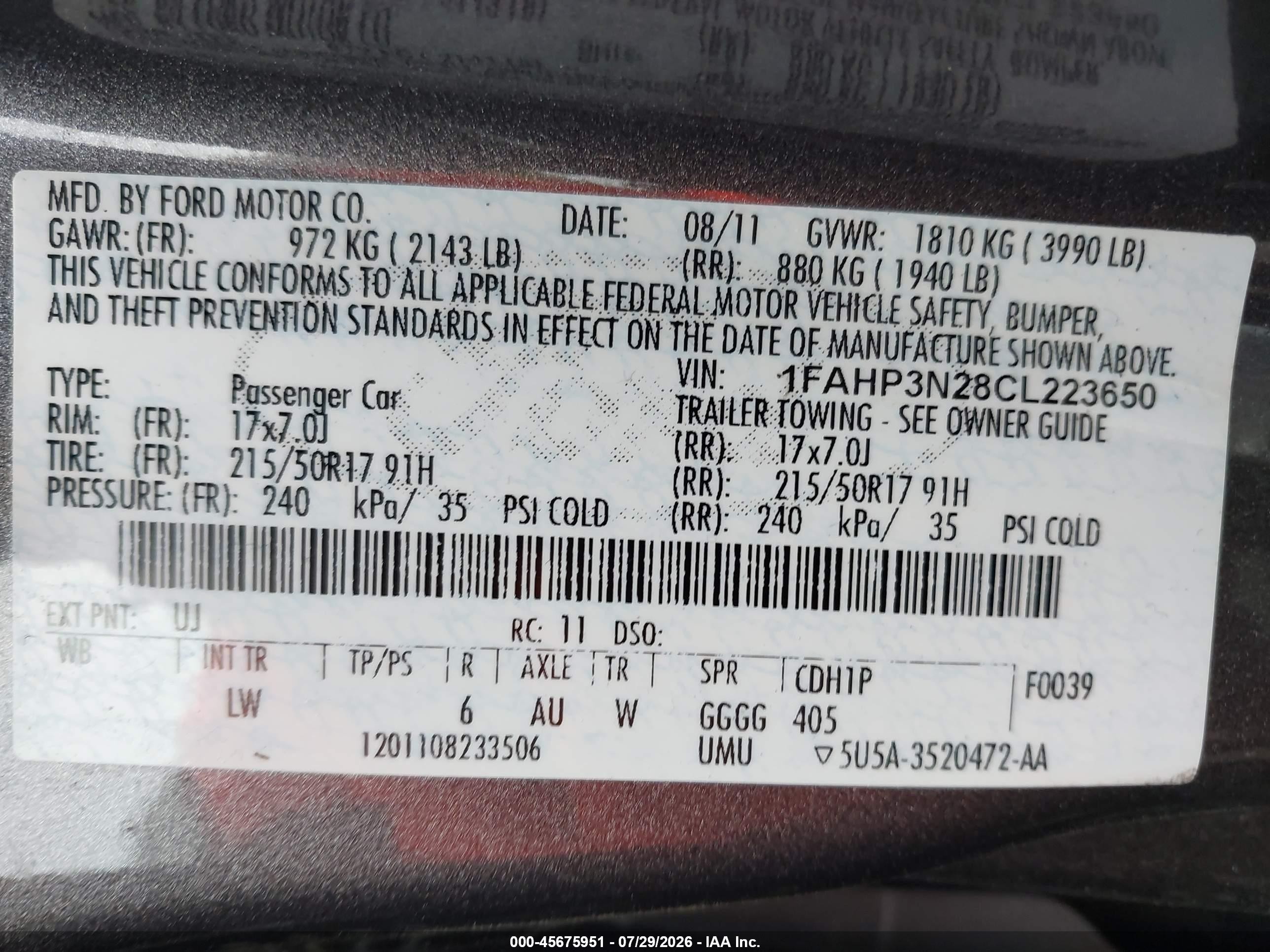 2012 Ford Focus Titanium Gray vin: 1FAHP3N28CL223650