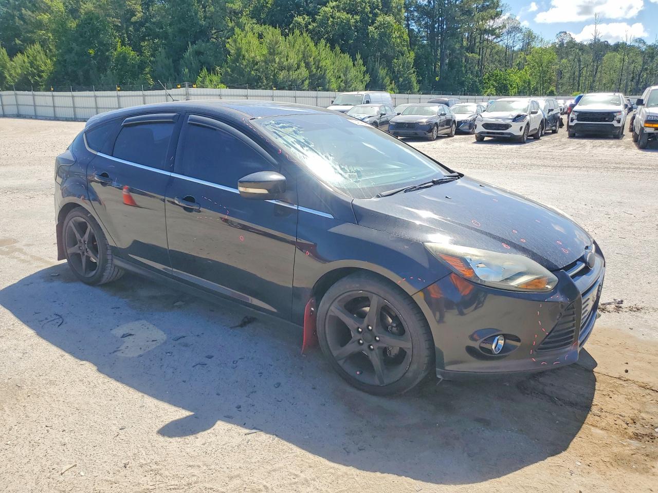 2012 Ford Focus Titanium Black vin: 1FAHP3N28CL449767