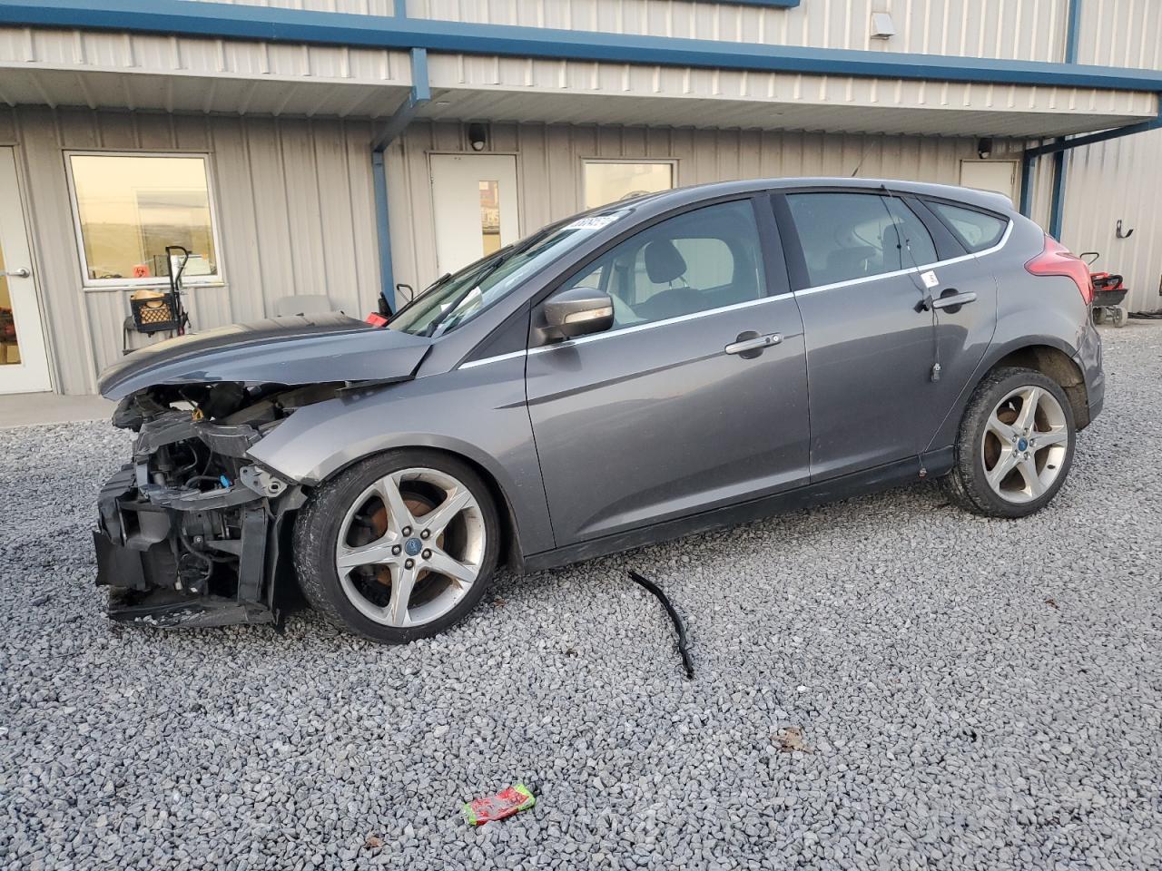 2012 Ford Focus Titanium Gray vin: 1FAHP3N29CL213841