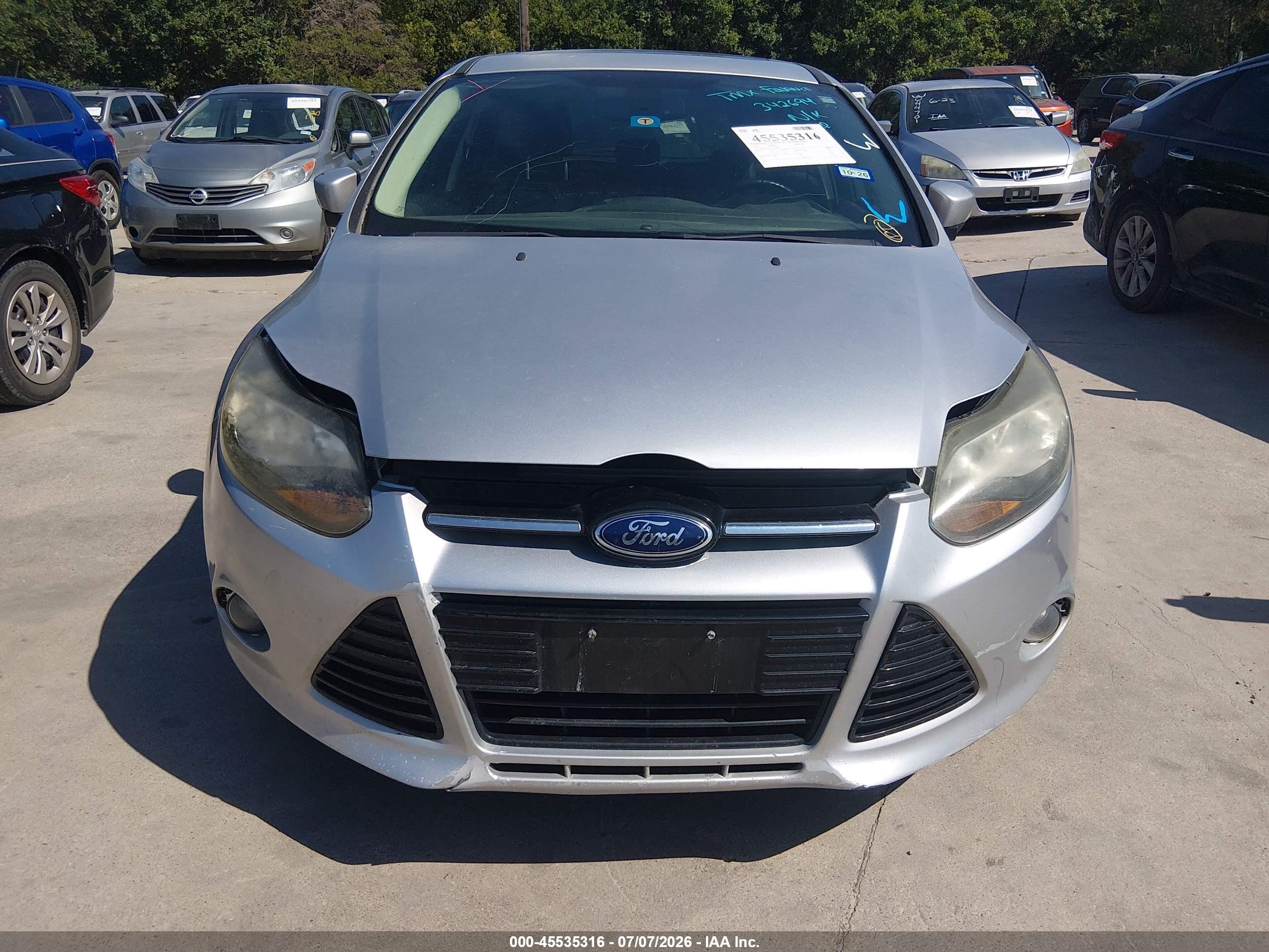 2012 Ford Focus Titanium Silver vin: 1FAHP3N29CL342694