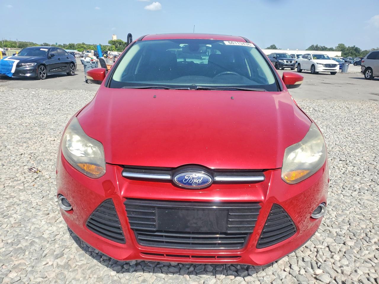 2012 Ford Focus Titanium Red vin: 1FAHP3N2XCL365790