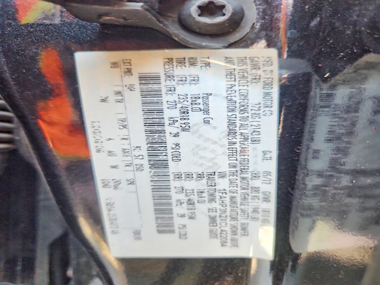 2012 Ford Focus Titanium Black vin: 1FAHP3N2XCL422084