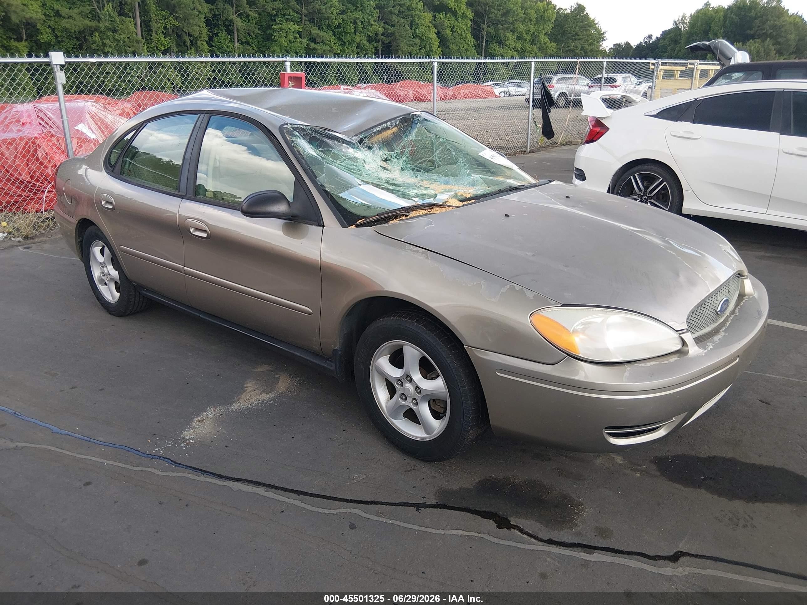 2006 Ford Taurus Se Beige vin: 1FAHP53U16A248616