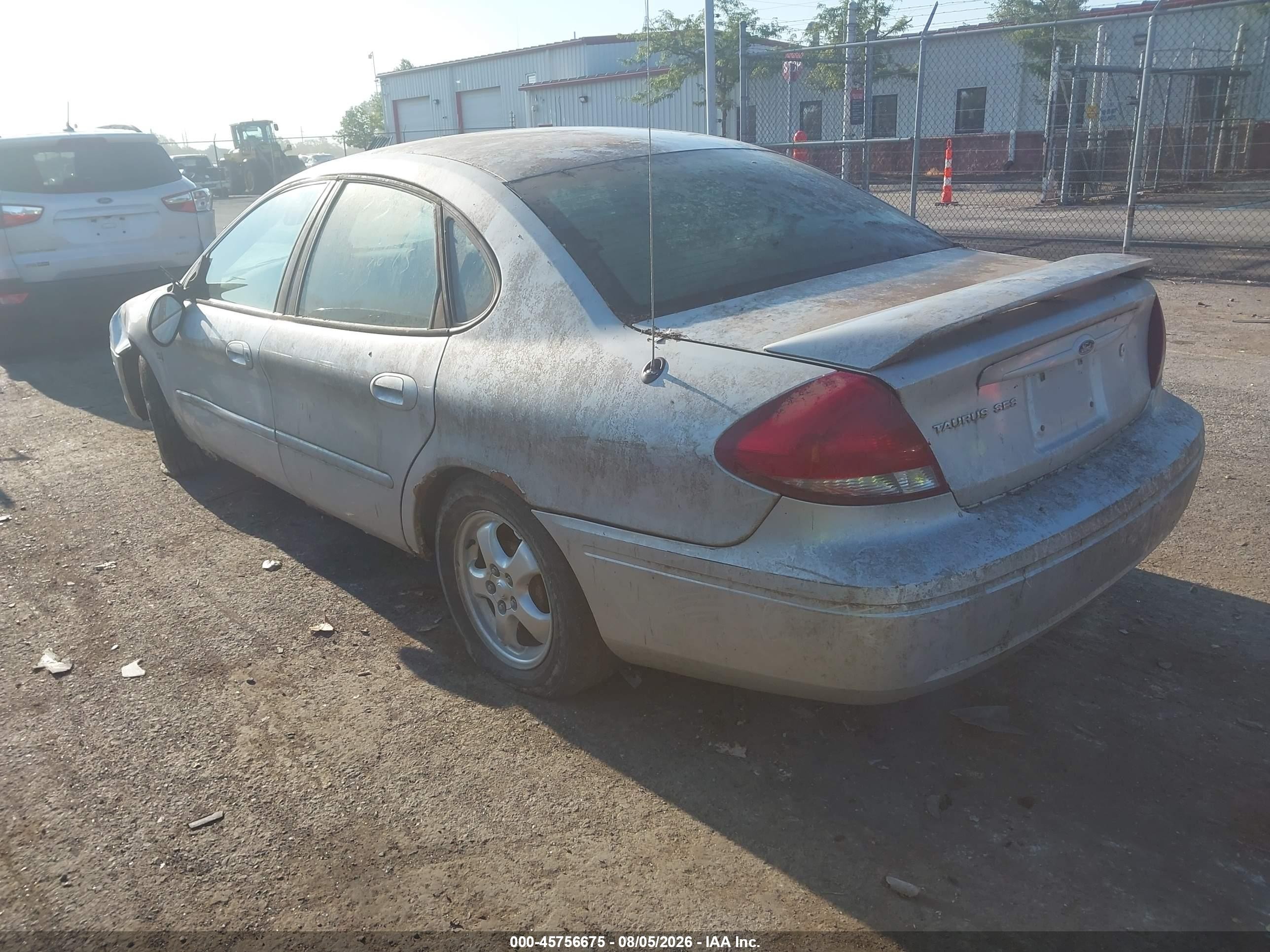2004 Ford Taurus Ses Серебряный vin: 1FAHP55S54G175675