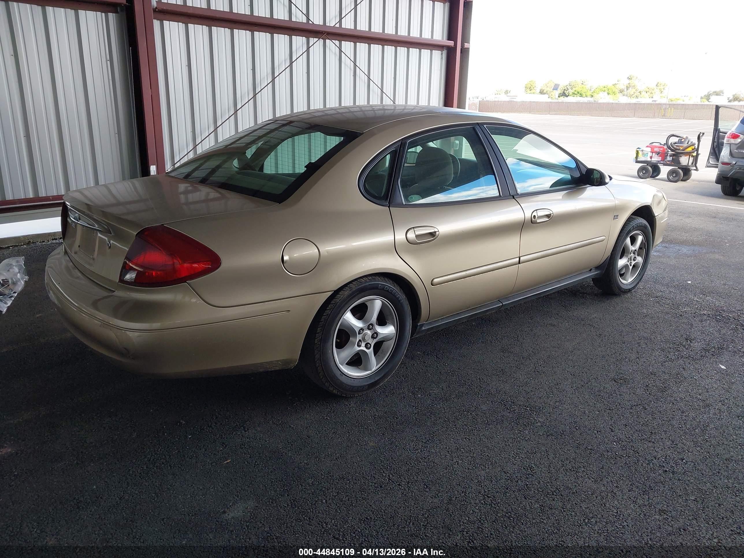 2001 Ford Taurus Ses Gold vin: 1FAHP55S71A190676