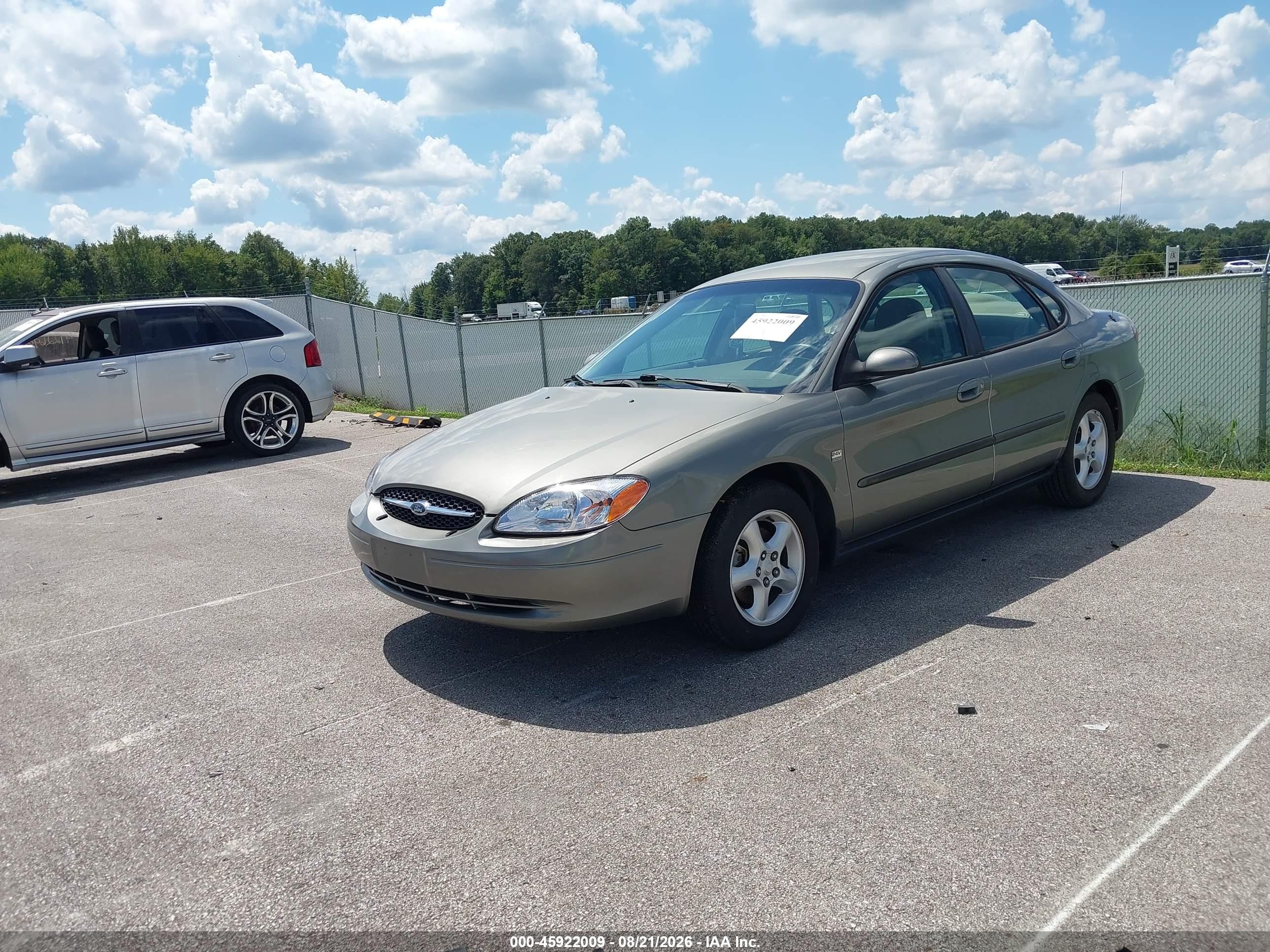 2001 Ford Taurus Ses Gray vin: 1FAHP55SX1G148516