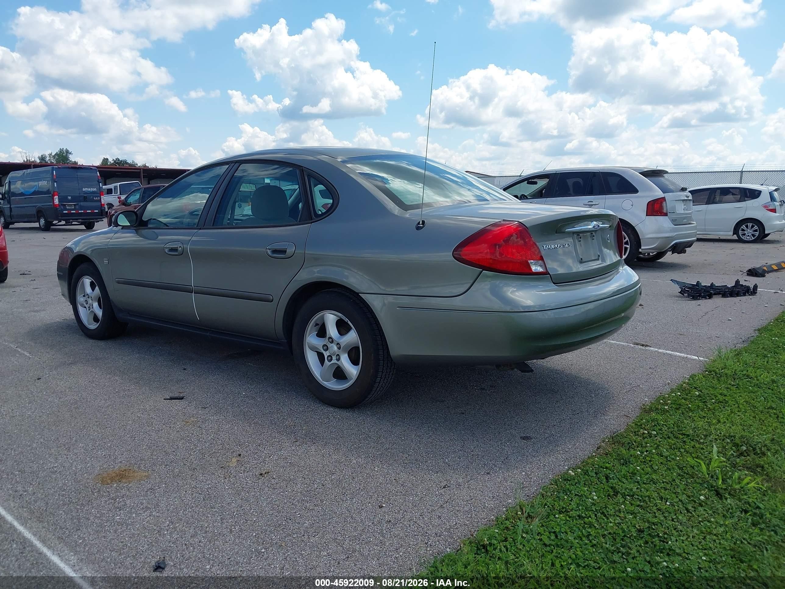 2001 Ford Taurus Ses Gray vin: 1FAHP55SX1G148516