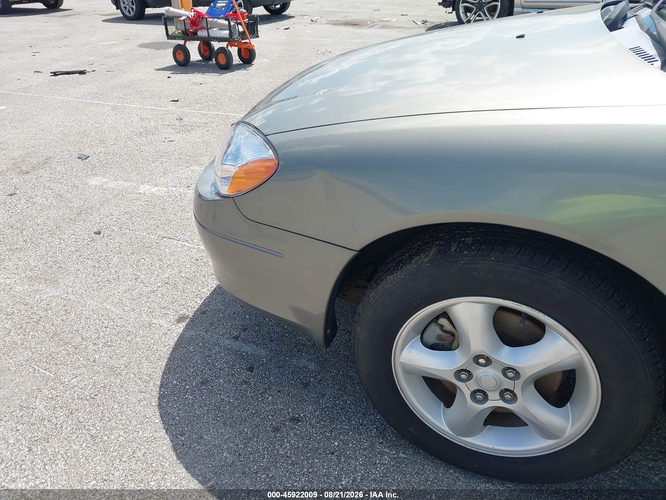 2001 Ford Taurus Ses Gray vin: 1FAHP55SX1G148516