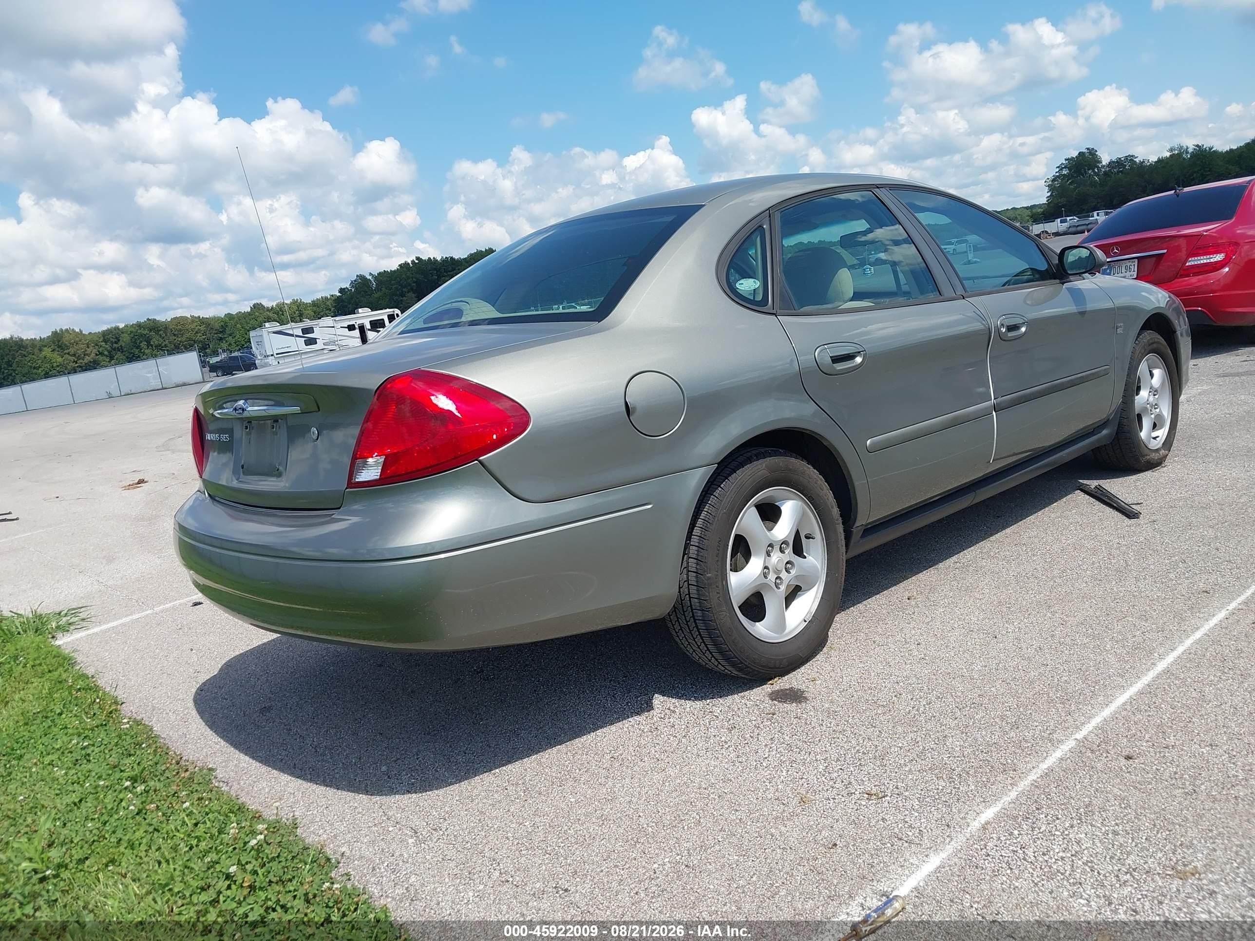 2001 Ford Taurus Ses Gray vin: 1FAHP55SX1G148516