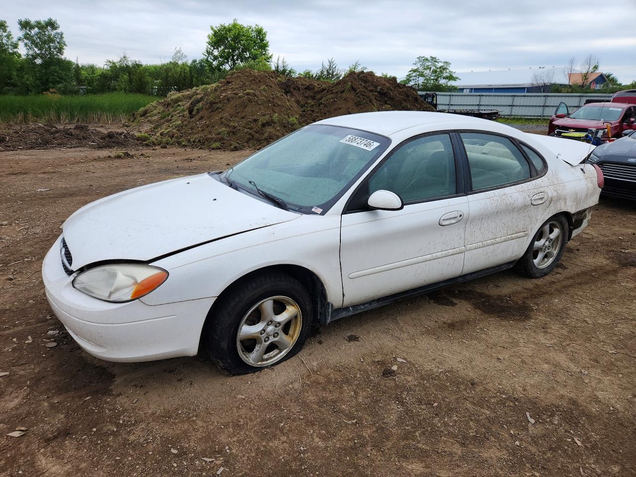 2001 Ford Taurus Ses White vin: 1FAHP55UX1A203793