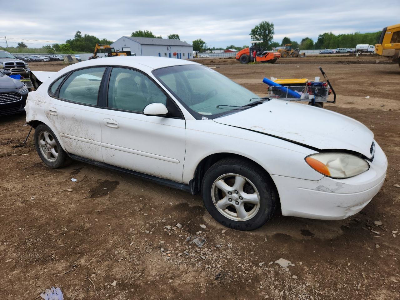 2001 Ford Taurus Ses White vin: 1FAHP55UX1A203793