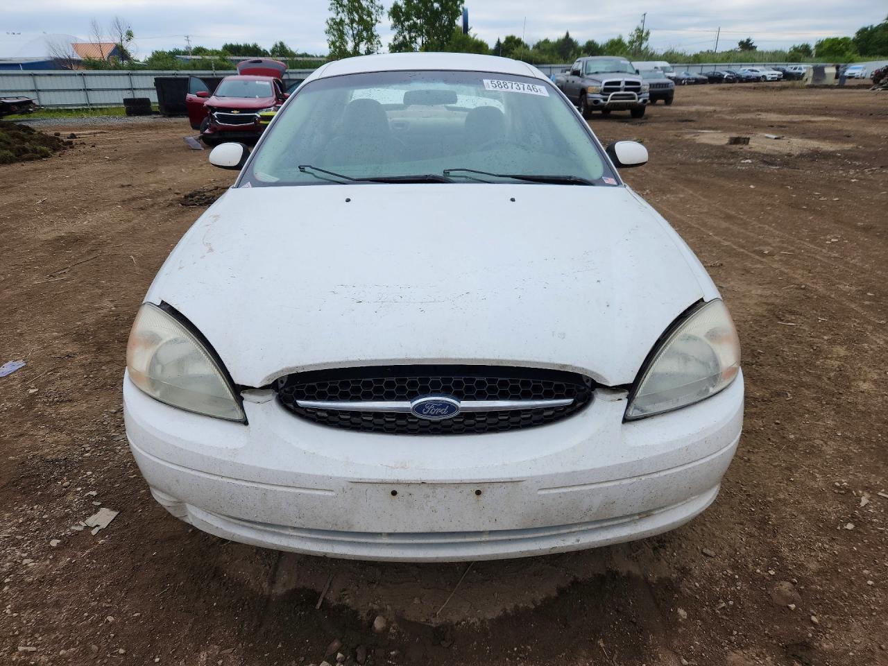 2001 Ford Taurus Ses White vin: 1FAHP55UX1A203793