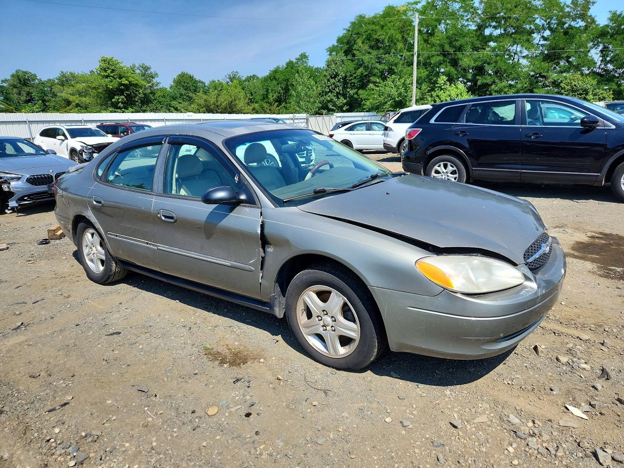 2002 Ford Taurus Sel Beige vin: 1FAHP56S02A202358