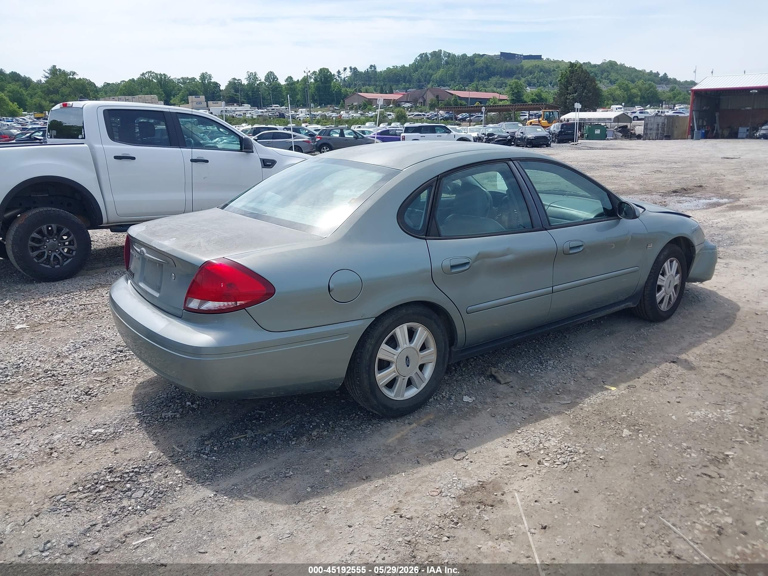2005 Ford Taurus Sel Green vin: 1FAHP56S55A254833
