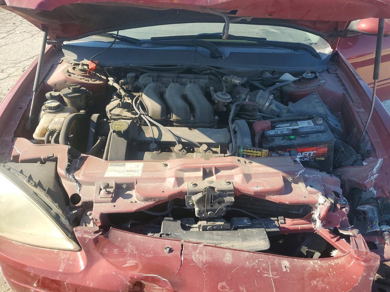 2002 Ford Taurus Sel Maroon vin: 1FAHP56S62G170433