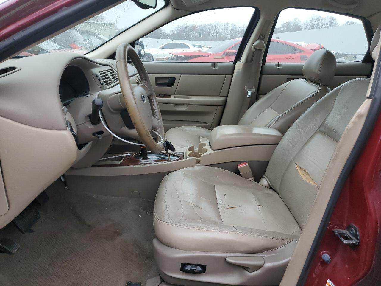 2004 Ford Taurus Sel Burgundy vin: 1FAHP56S64A130083