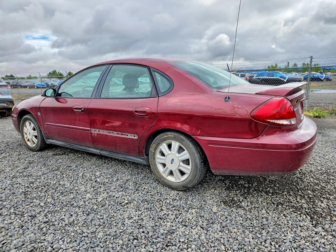 2004 Ford Taurus Sel Burgundy vin: 1FAHP56S74G175126