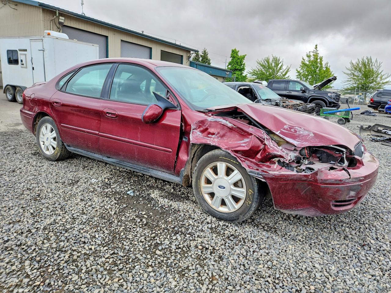 2004 Ford Taurus Sel Burgundy vin: 1FAHP56S74G175126