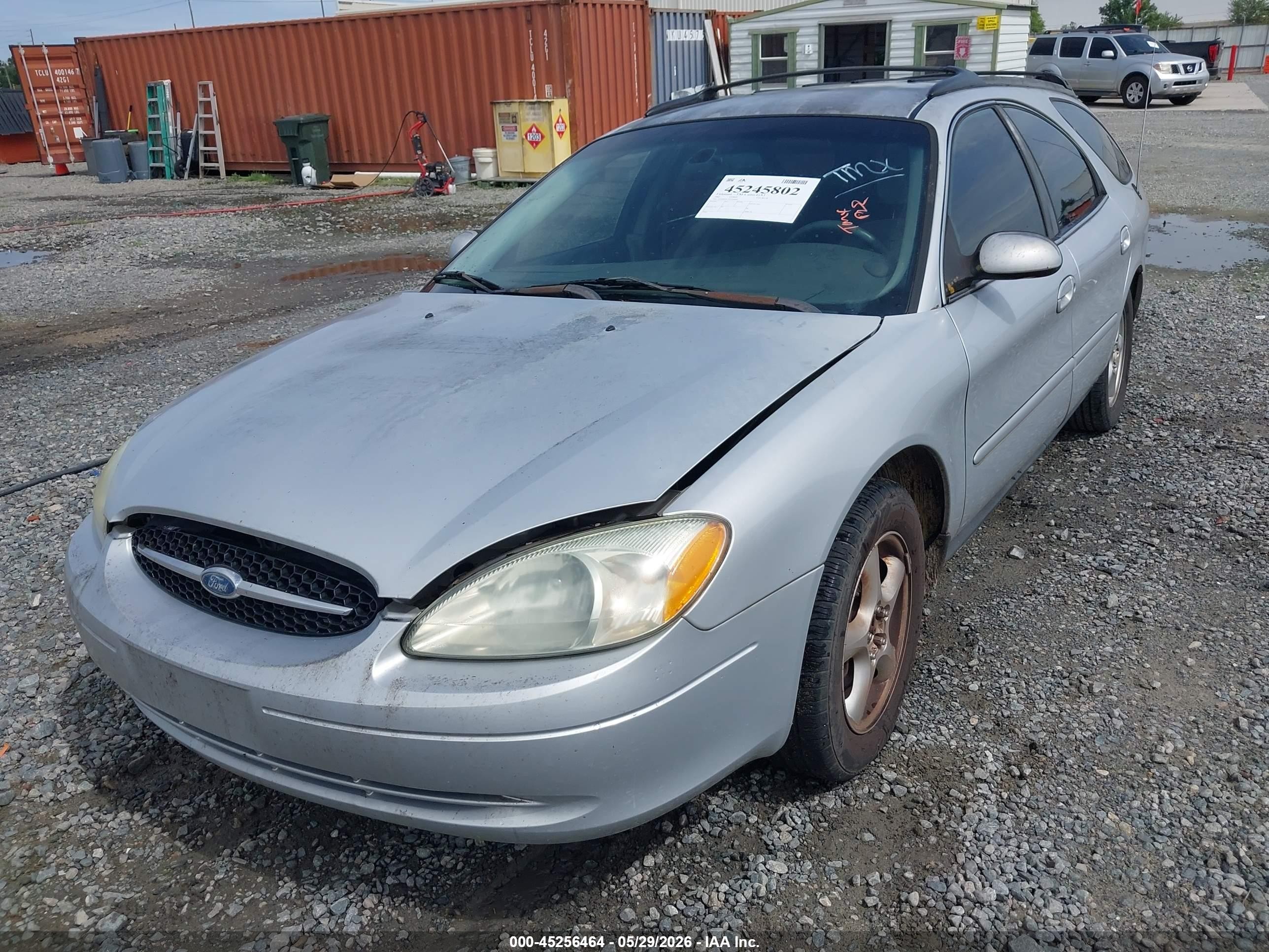 2002 Ford Taurus Se Silver vin: 1FAHP58U72A268968
