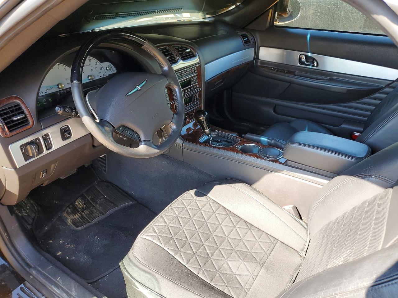 2002 Ford Thunderbird Black vin: 1FAHP60A02Y117775