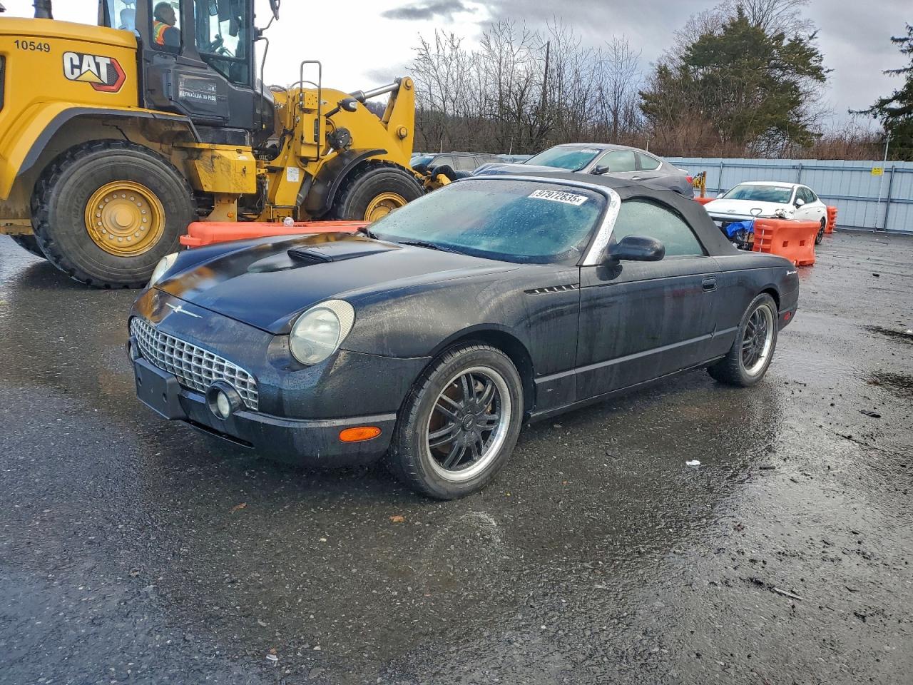 2002 Ford Thunderbird Black vin: 1FAHP60A02Y118912