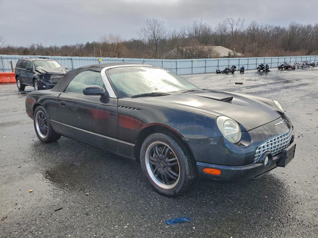 2002 Ford Thunderbird Black vin: 1FAHP60A02Y118912