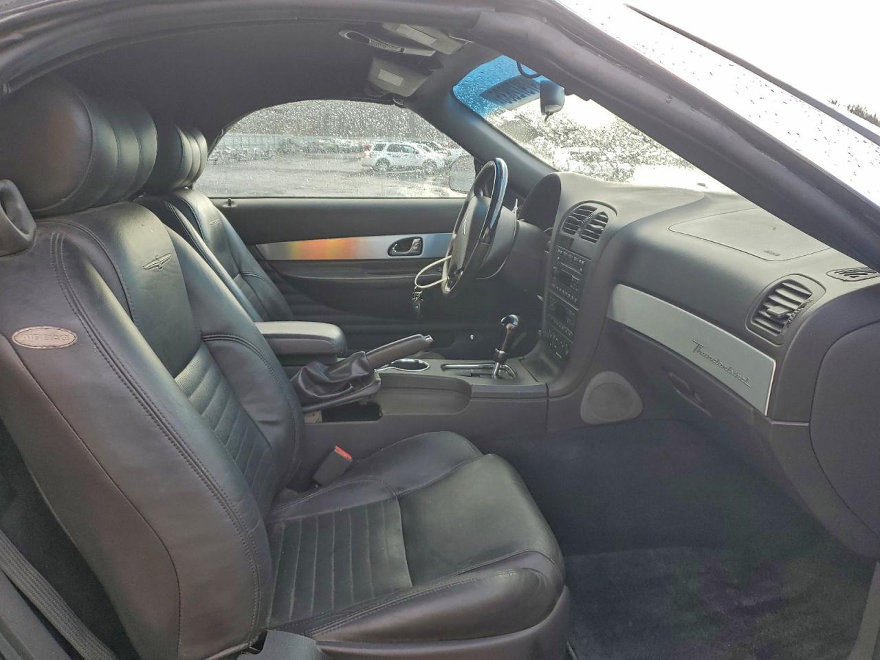 2002 Ford Thunderbird Black vin: 1FAHP60A02Y118912