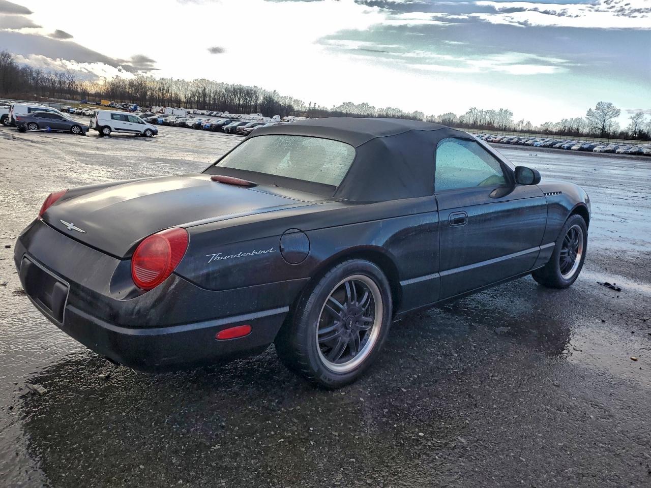 2002 Ford Thunderbird Black vin: 1FAHP60A02Y118912