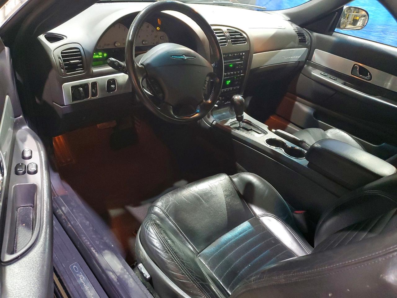 2002 Ford Thunderbird Black vin: 1FAHP60A12Y119700