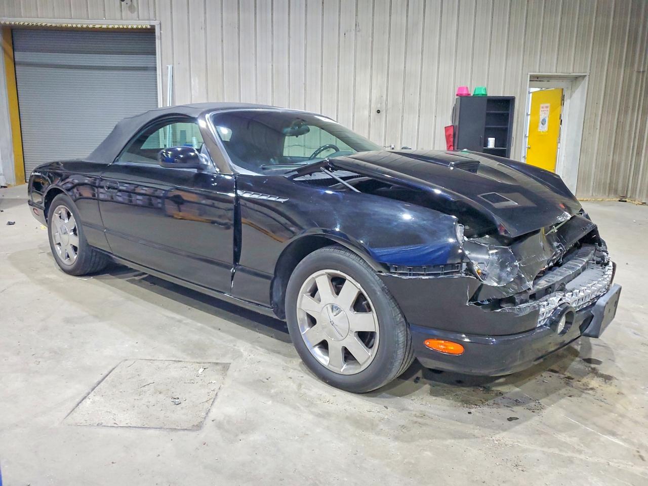 2002 Ford Thunderbird Black vin: 1FAHP60A12Y119700
