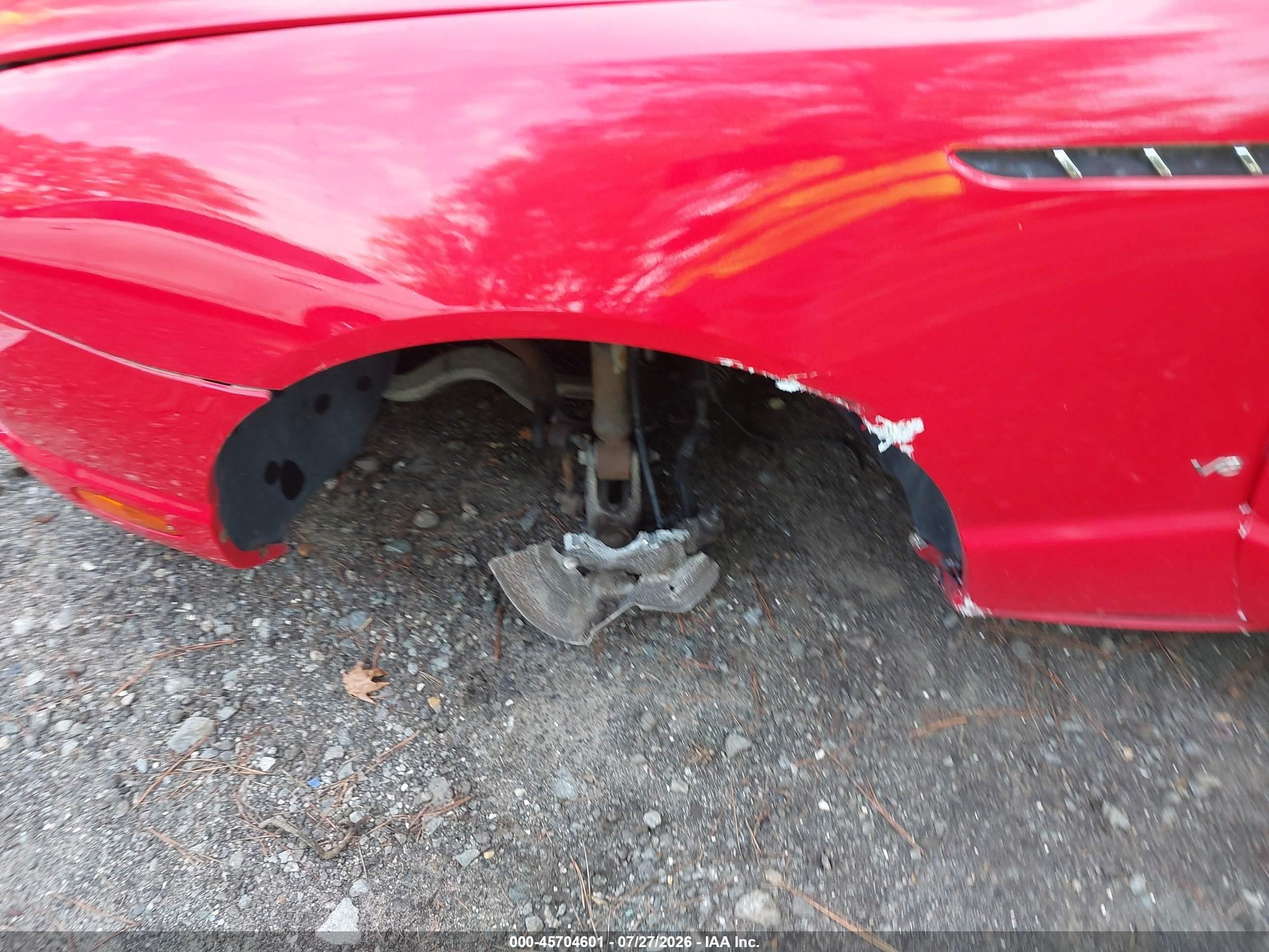 2004 Ford Thunderbird Red vin: 1FAHP60A24Y107932