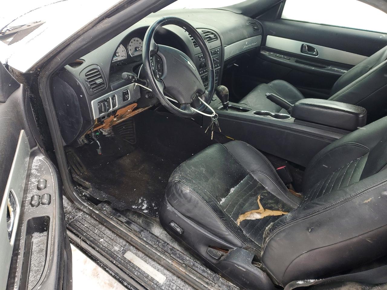 2003 Ford Thunderbird Black vin: 1FAHP60A43Y111964