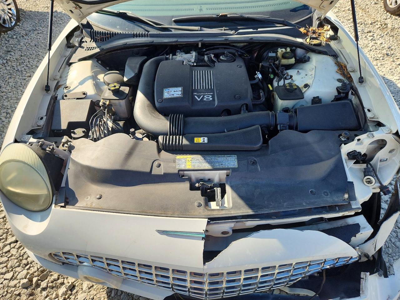 2002 Ford Thunderbird White vin: 1FAHP60A52Y114841