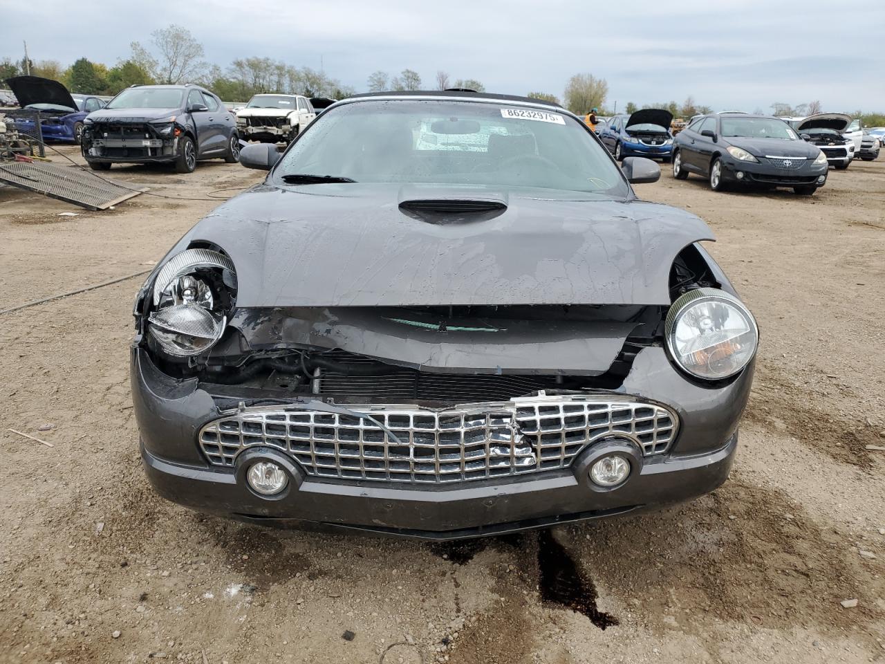 2003 Ford Thunderbird Black vin: 1FAHP60A53Y102447