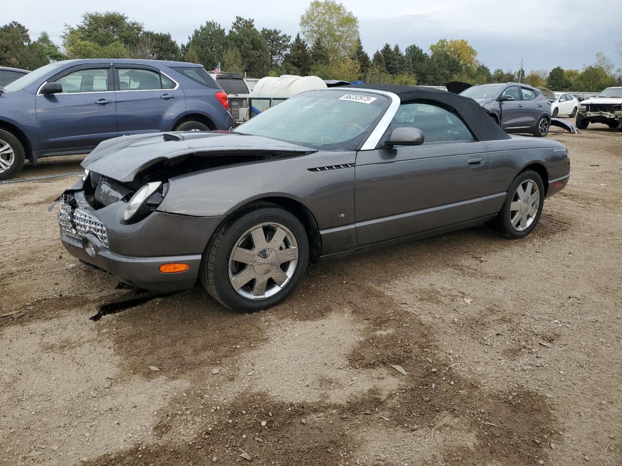 2003 Ford Thunderbird Black vin: 1FAHP60A53Y102447