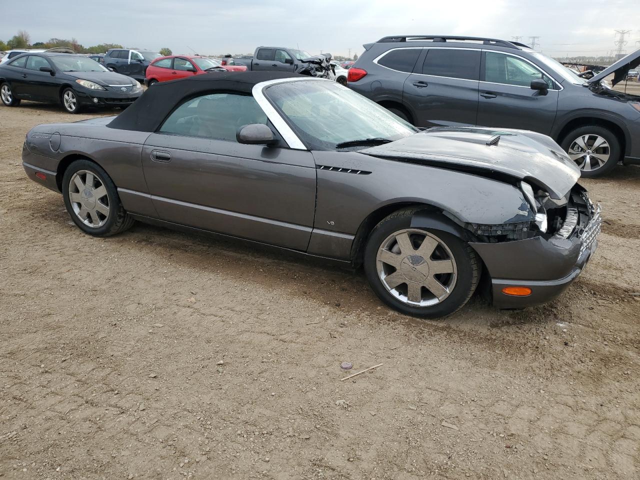 2003 Ford Thunderbird Black vin: 1FAHP60A53Y102447