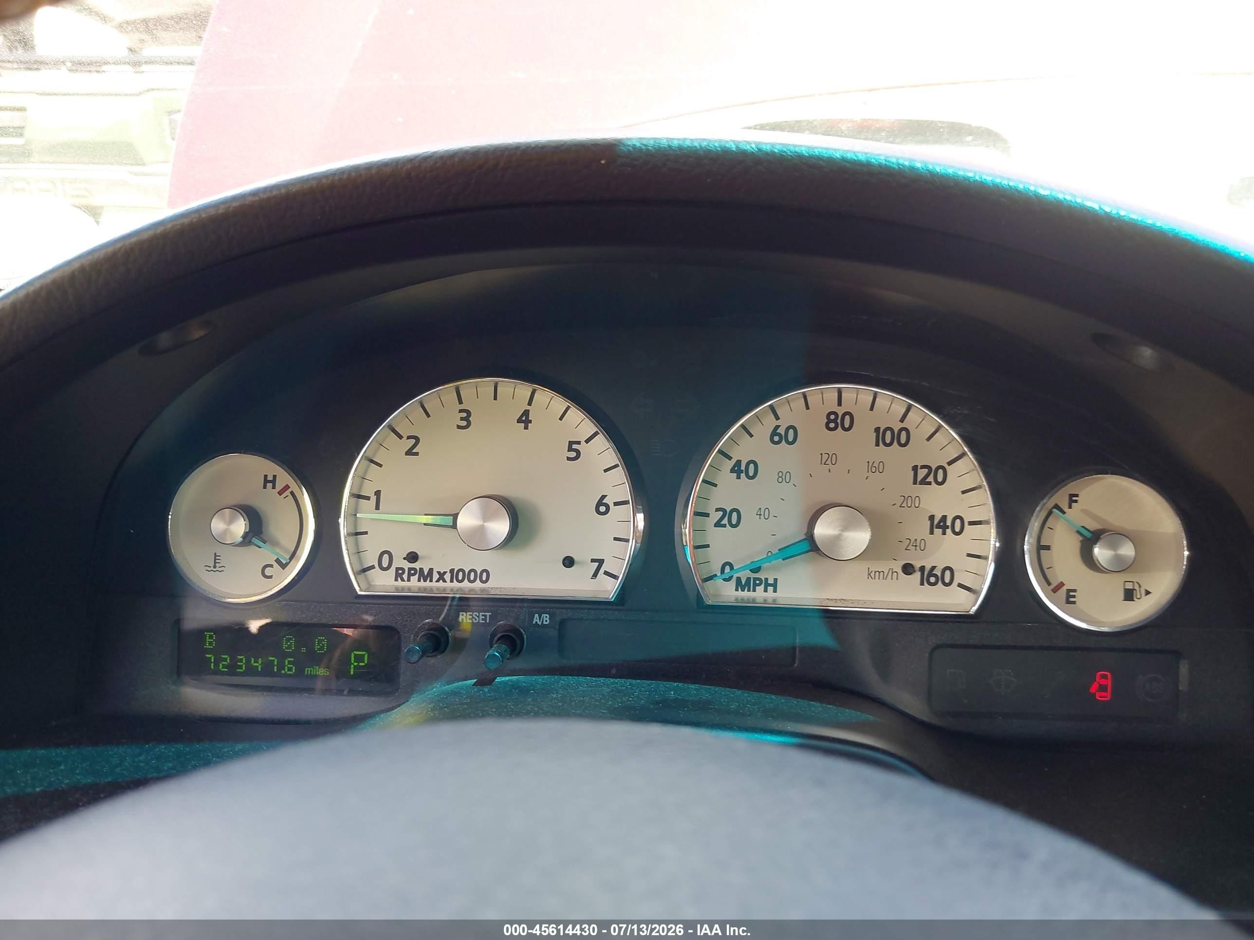 2004 Ford Thunderbird   Red vin: 1FAHP60A54Y104412