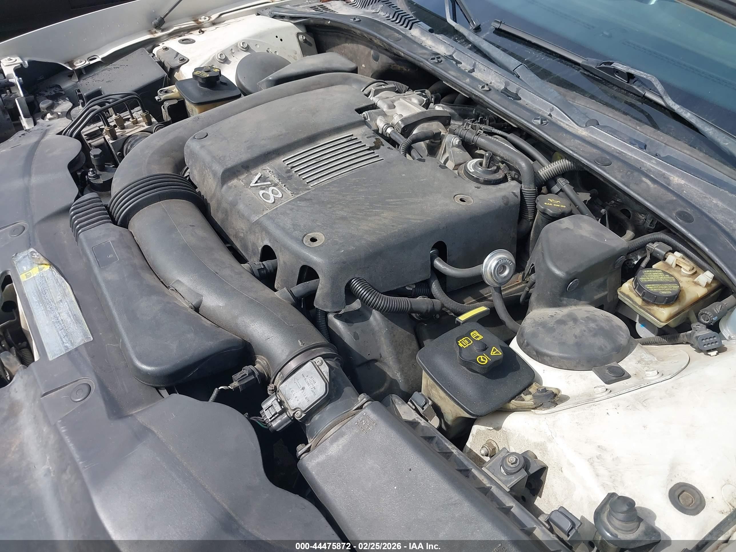2002 Ford Thunderbird   White vin: 1FAHP60A62Y126433